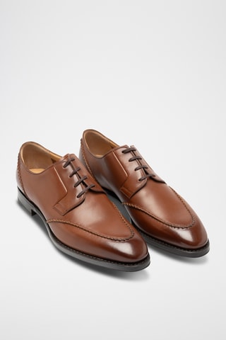 Derbies de piel bovina - Marrón
