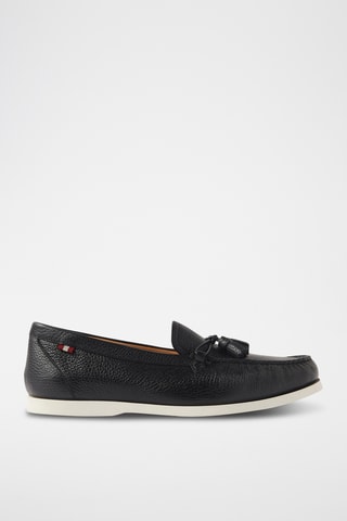 Mocassins en cuir de cerf - Noir