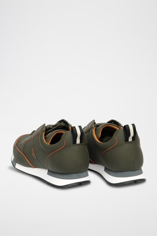 Zapatillas de piel - Caqui