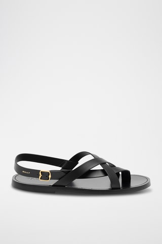 Sandalias de piel bovina - Negro