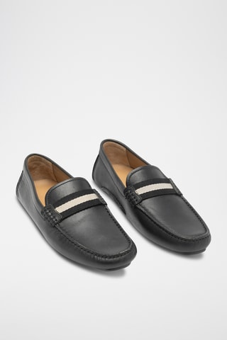 Mocasines de piel bovina - Negro