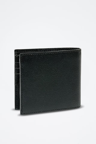 Cartera de piel - Negro