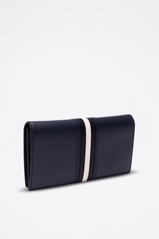 Cartera de piel - Azul marino
