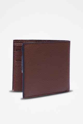 Cartera de piel - Marrón