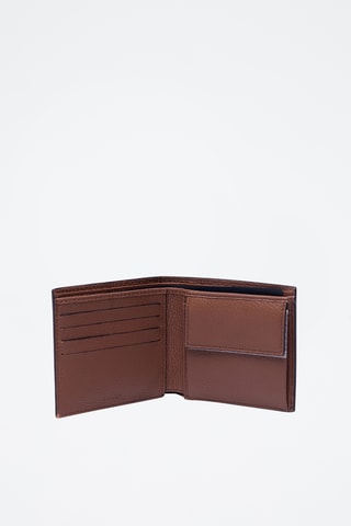 Cartera de piel - Marrón
