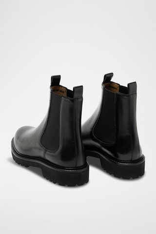 Botines Chelsea de piel bovina - Negro