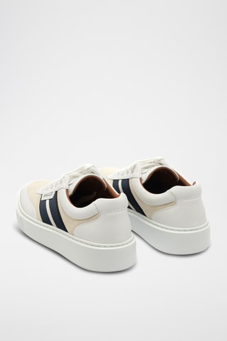 Zapatillas de piel bovina - Blanco