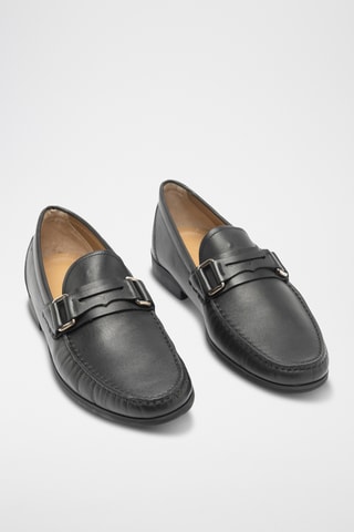 Mocasines de piel bovina - Negro