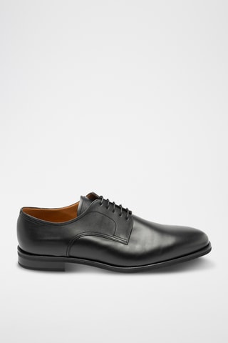 Derbies de piel bovina - Negro