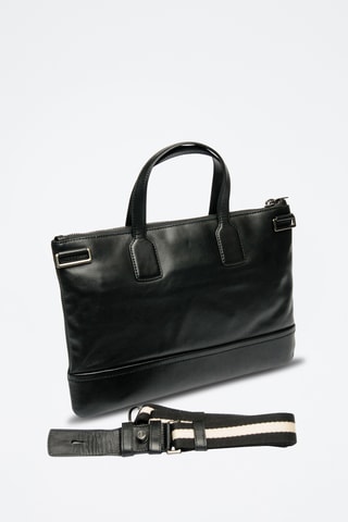Bolso de piel bovina - Negro