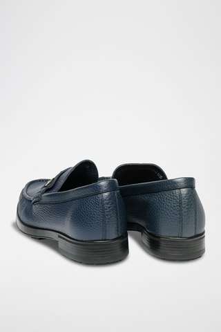 Mocasines de piel - Azul marino