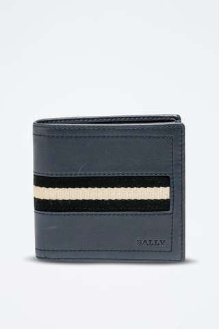 Cartera de piel - Azul claro