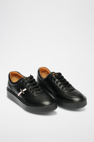 Zapatillas de piel de cordero - Negro