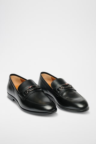 Mocasines de piel - Negro