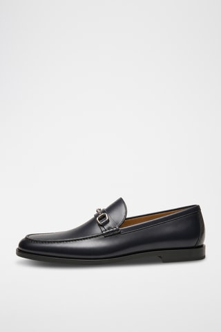 Mocasines de piel - Azul marino