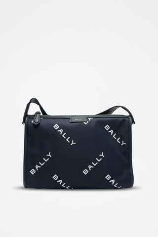 Bandolera de piel - Azul marino