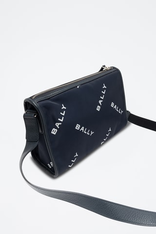 Bandolera de piel - Azul marino