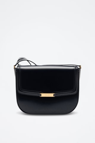 Bandolera de piel bovina - Negro