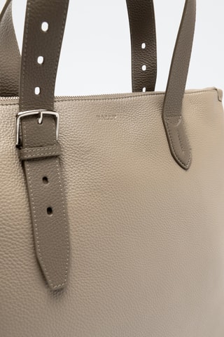 Bolso de piel bovina - Topo