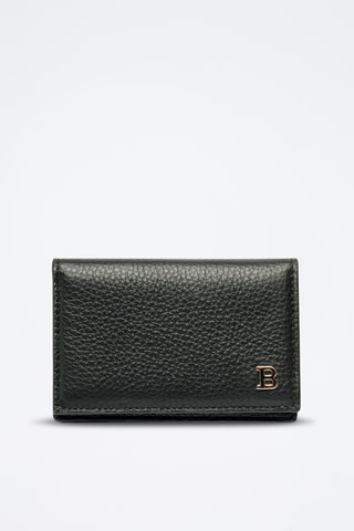 Cartera de piel - Negro