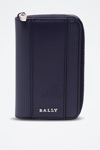 Funda para llaves de piel bovina - Azul marino