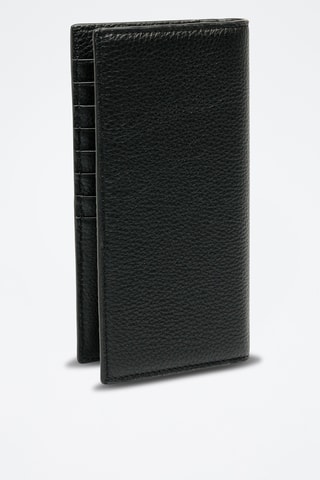 Cartera de piel - Negro