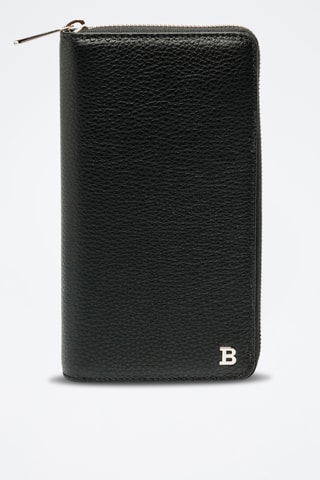 Cartera de piel - Negro