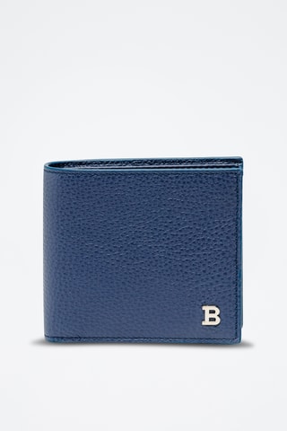 Cartera de piel - Azul marino