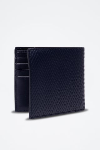 Cartera de piel - Azul marino