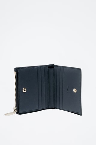 Cartera de piel bovina - Azul marino