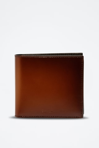 Cartera de piel bovina - Marrón