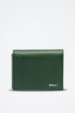 Cartera de piel bovina - Verde oscuro