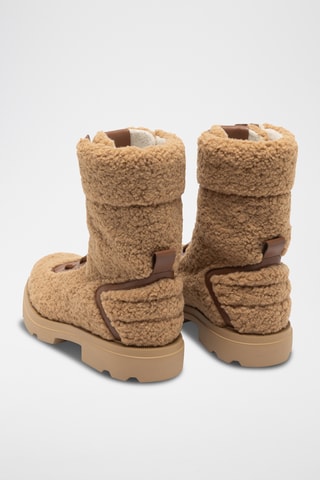 Botas de piel - Marrón