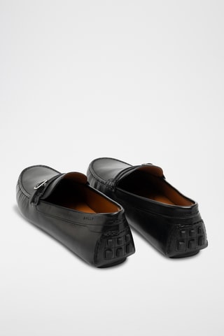 Mocasines de piel - Negro