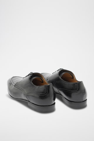 Derbys en cuir de cerf - Noir