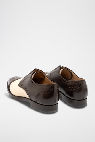 Derbies de piel bovina - Marrón