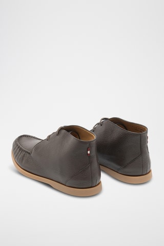 Boots en cuir de cerf - Marron foncé