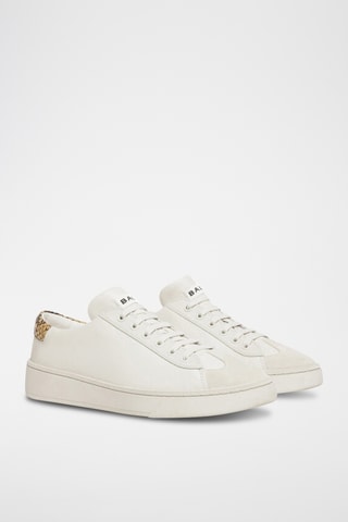 Zapatillas de piel - Blanco