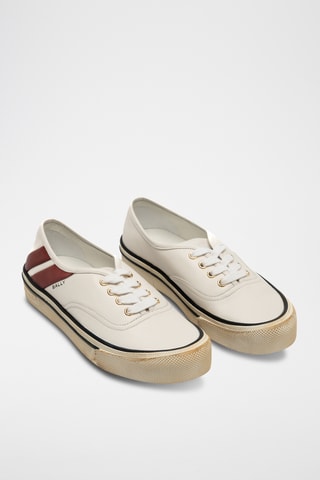 Zapatillas de piel bovina - Blanco