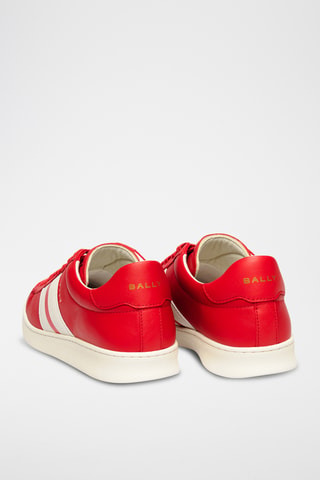 Zapatillas de piel bovina - Rojo