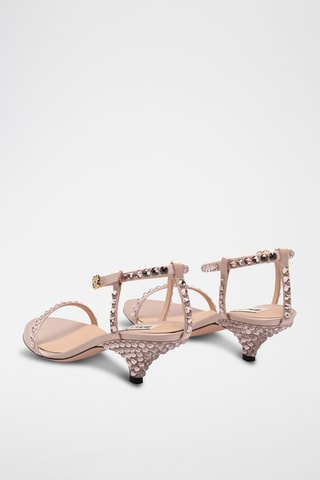 Sandalias de tacón - Rosa