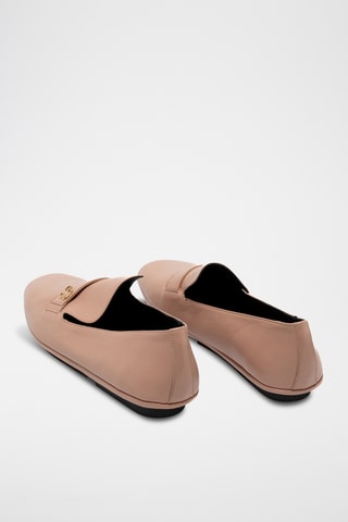 Mocasines de piel ovina - Camel