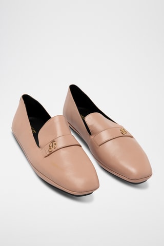 Mocasines de piel ovina - Camel