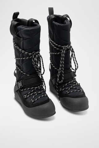 Botas apreski de piel bovina - Negro