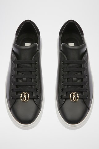 Zapatillas de piel bovina - Negro
