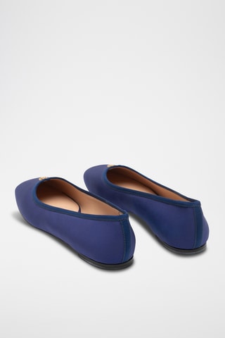 Bailarinas de seda - Azul marino