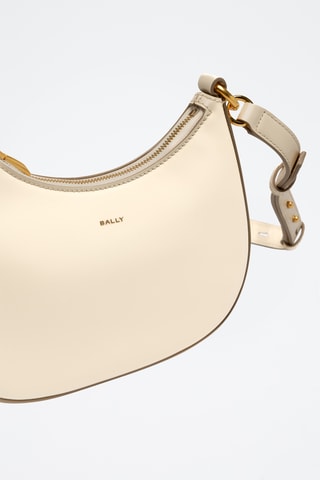 Bandolera de piel bovina - Beige