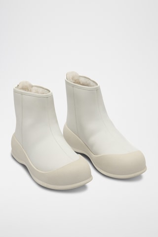 Botines de piel bovina - Blanco