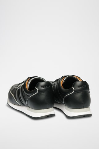Zapatillas de piel - Negro