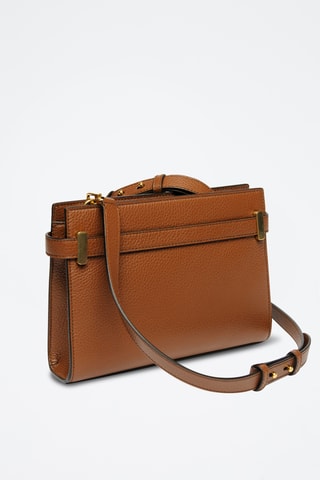 Bolso de piel - Marrón
